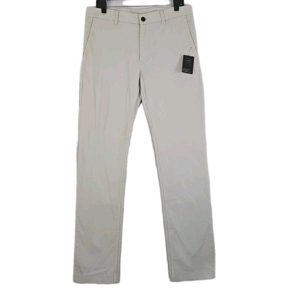 Outerknown~Men's Size 32~ Off-White Organic Cotton Summer Pants S.E.A. Legs NWT.